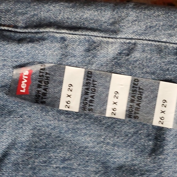 Levi's High Waisted Straight Jeans, 26 x 29 - Picture 5 of 16